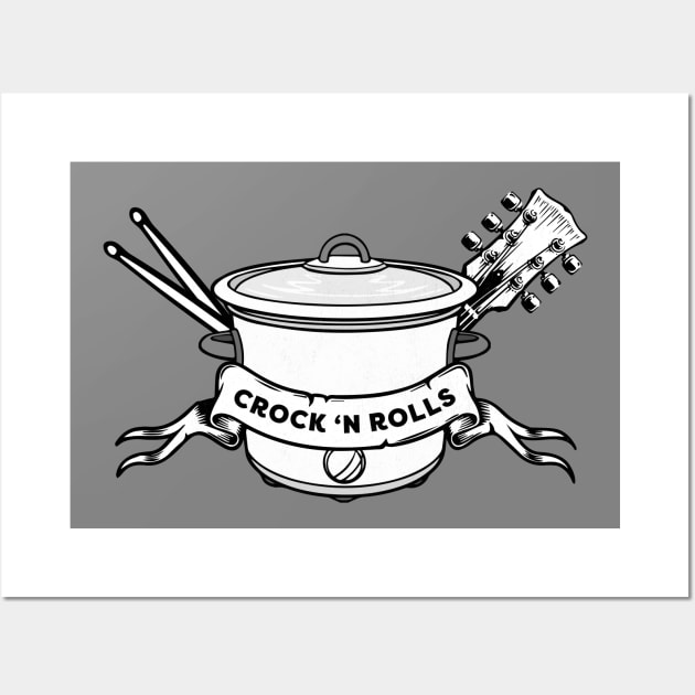 Crock and Rolls Wall Art by LocalZonly